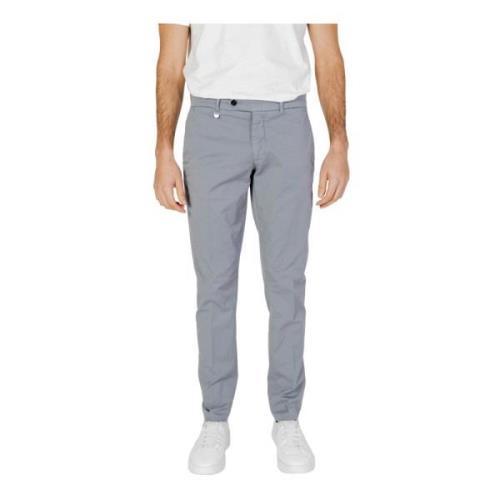 Grijze katoenmix broek met zakken Antony Morato , Gray , Heren