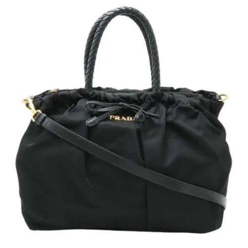 Pre-owned Fabric prada-bags Prada Vintage , Black , Dames