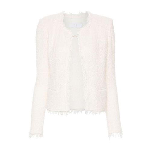 Ecru Bouclé Rande Jacket IRO , Pink , Dames