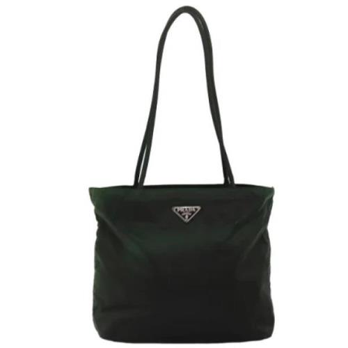 Pre-owned Fabric totes Prada Vintage , Green , Dames