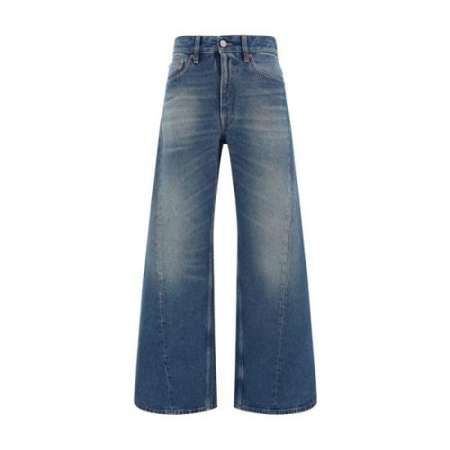 Vintage Loose Fit Jeans MM6 Maison Margiela , Blue , Dames