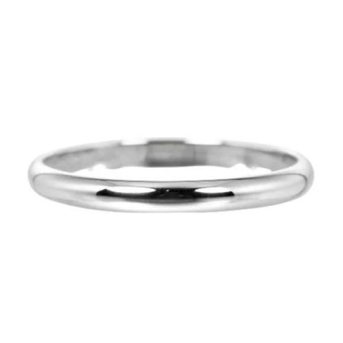 Pre-owned Platinum rings Cartier Vintage , Gray , Unisex