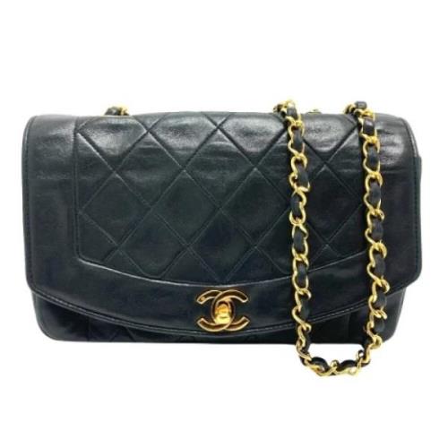 Pre-owned Leather chanel-bags Chanel Vintage , Black , Dames