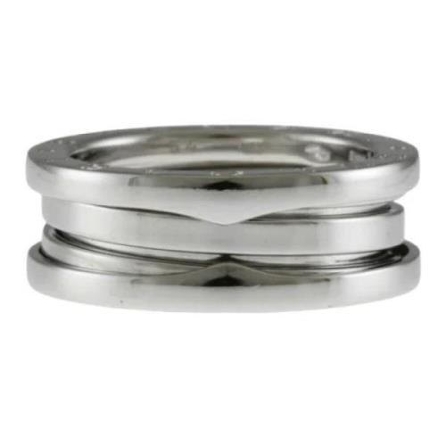 Pre-owned White Gold rings Bvlgari Vintage , Gray , Dames