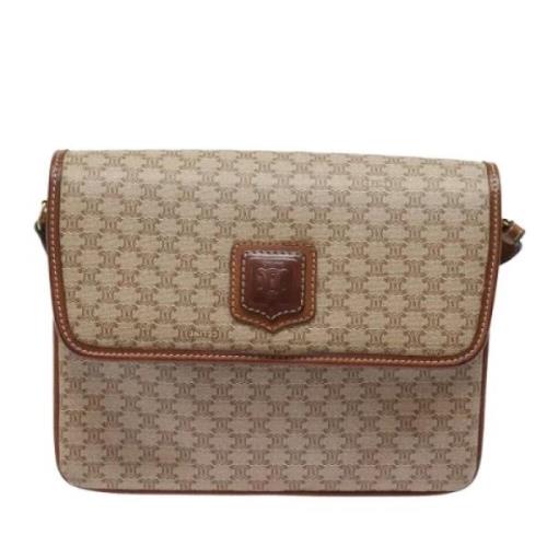 Pre-owned Canvas celine-bags Celine Vintage , Beige , Dames