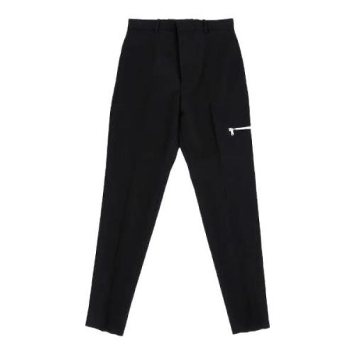 Pre-owned Wool bottoms Jil Sander Pre-owned , Black , Heren