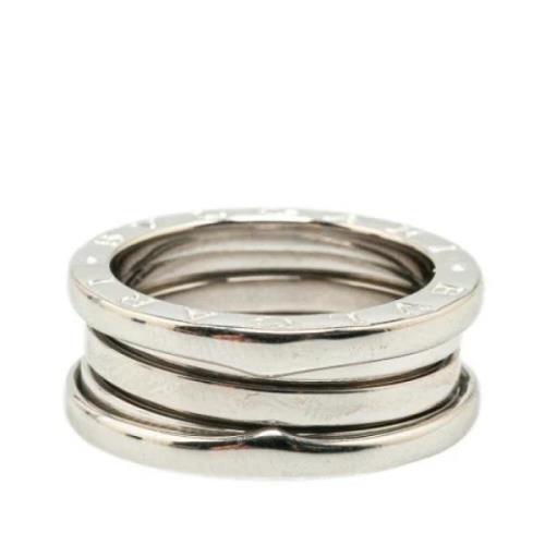 Pre-owned White Gold rings Bvlgari Vintage , Gray , Dames