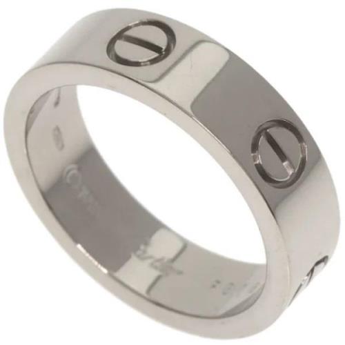 Pre-owned White Gold rings Cartier Vintage , Gray , Dames