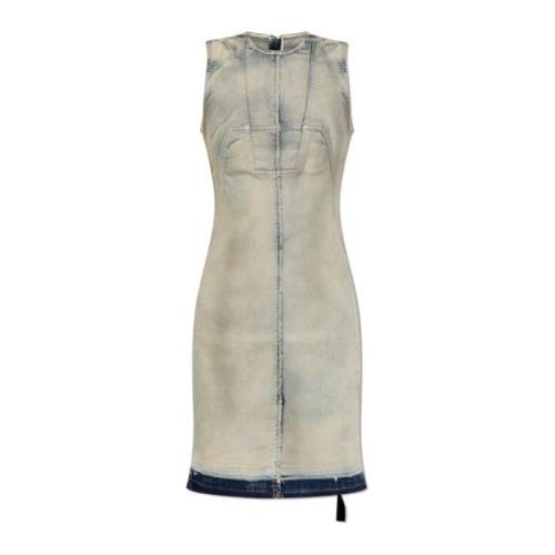 Denim jurk Rick Owens , Blue , Dames