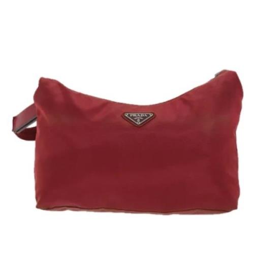 Pre-owned Fabric prada-bags Prada Vintage , Red , Dames