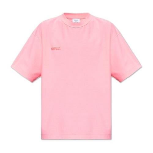 Logo T-shirt Vetements , Pink , Heren