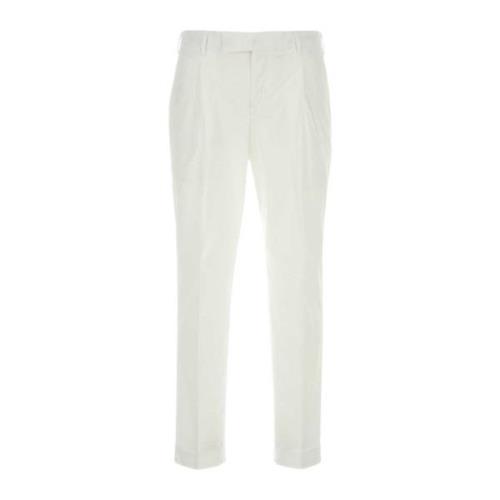 Leather Trousers PT Torino , White , Heren