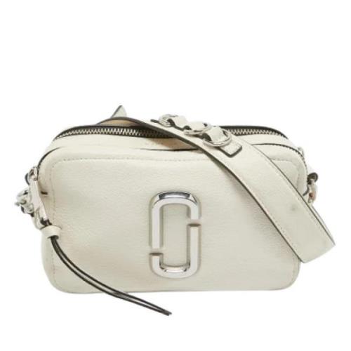 Pre-owned Leather shoulder-bags Marc Jacobs Pre-owned , White , Dames