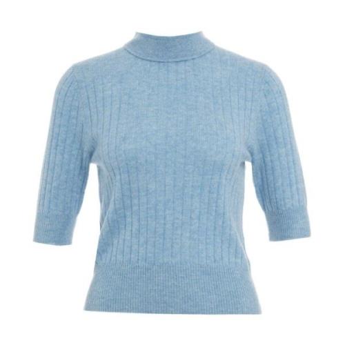 Cashmere gebreide t-shirt 'Lauren' No Name , Blue , Dames