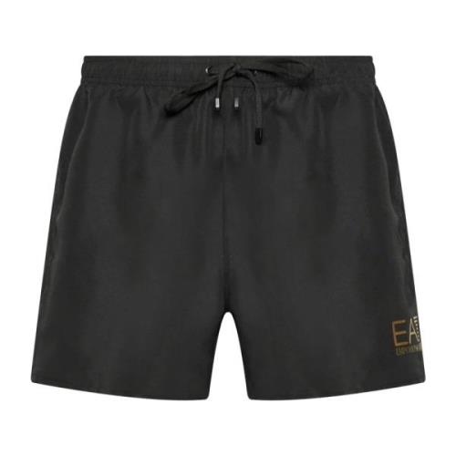 Heren Zwemshorts Stijlvol Comfortabel Emporio Armani EA7 , Black , Her...