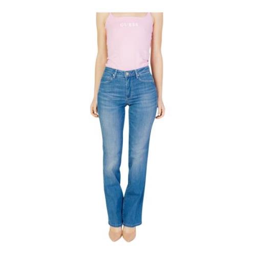 Blauwe Rits Jeans voor Vrouwen Guess , Blue , Dames