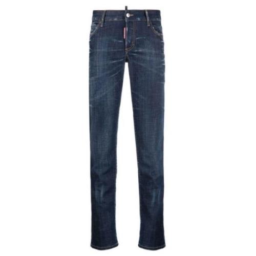 Indigo Blue Skinny Jeans Dsquared2 , Blue , Dames