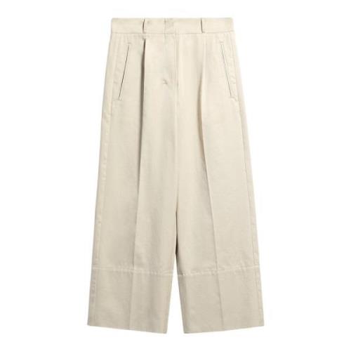 Trousers Max Mara , Beige , Dames