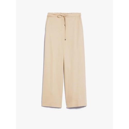 Trousers Max Mara , Beige , Dames