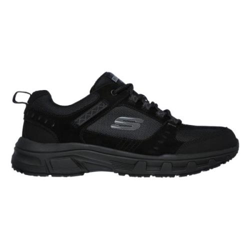 Sportieve Suède Sneakers Skechers , Black , Heren