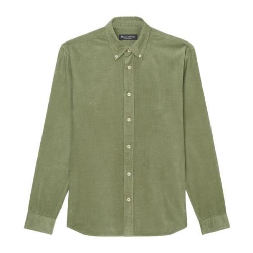 Corduroy overhemd regular Marc O'Polo , Green , Heren