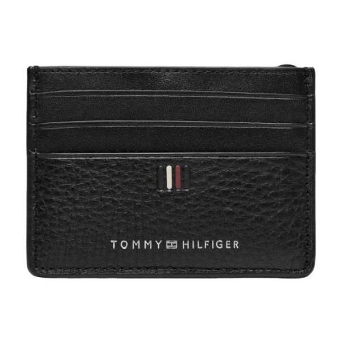 Zwarte Binnen Zak Portemonnee Tommy Hilfiger , Black , Heren