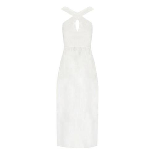 Witte Stelvio Strandkleding Jurk Max Mara , White , Dames