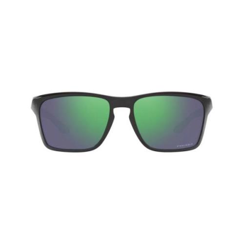 Gradient Groene Gepolariseerde Zonnebril Oakley , Black , Unisex