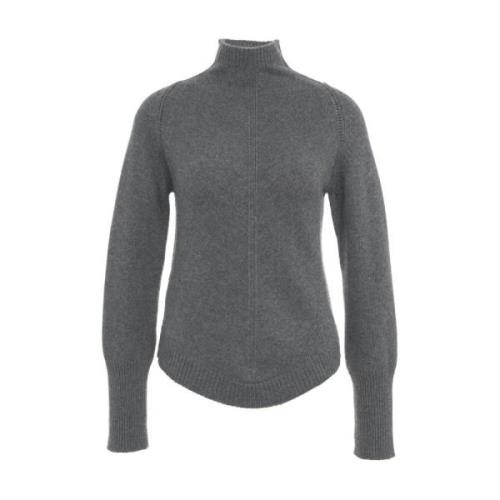 Gebreide trui met opstaande kraag Pinko , Gray , Dames