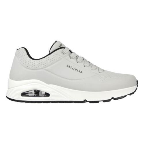 Stijlvolle herensneakers met geheugenschuim Skechers , Gray , Heren