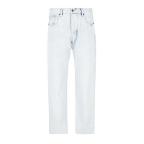 Losse Tapered Jeans Armani Exchange , Blue , Heren