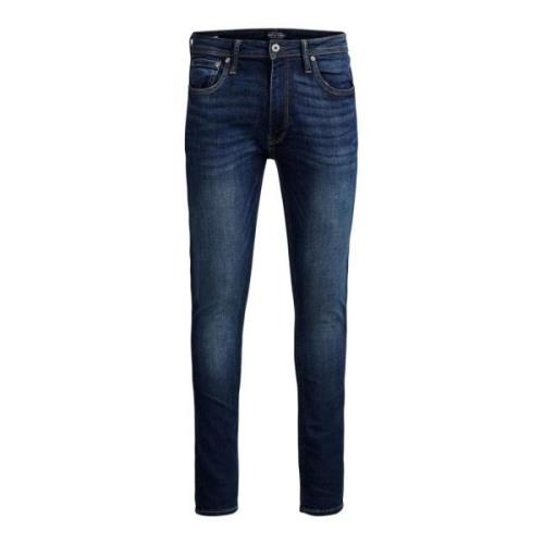 Blauwe Versleten Jeans Jack & Jones , Blue , Heren