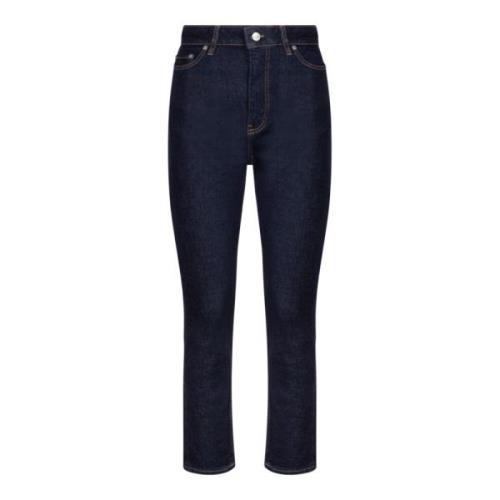 Indigo Blue Slim Leg Jeans Ganni , Blue , Dames