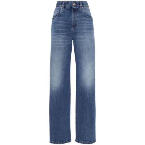 Stijlvolle Jeans voor Mannen Brunello Cucinelli , Blue , Dames