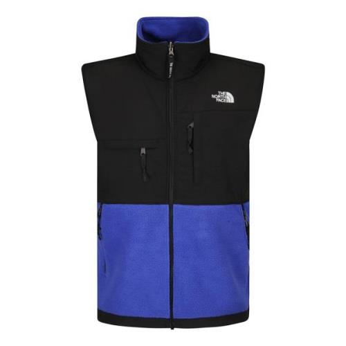 Geborduurd Logo Rits Vest The North Face , Blue , Heren