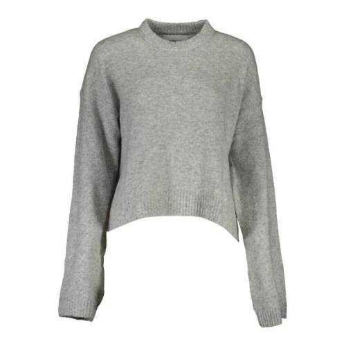 Grijze Trui met Lange Mouwen Calvin Klein , Gray , Dames