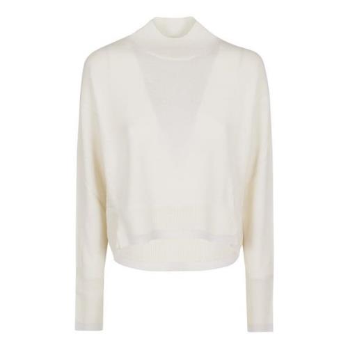 Witte Sweater Aw24 Regular Fit Pinko , White , Dames