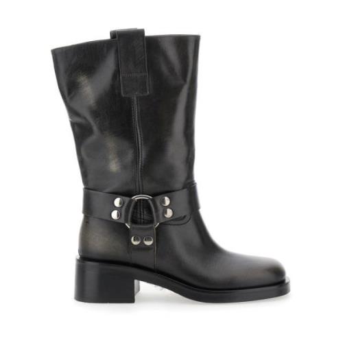 Zwarte Laarzen voor Stijlvolle Look Strategia , Black , Dames