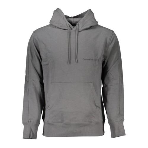 Grijze Hoodie Lange Mouwen Calvin Klein , Gray , Heren