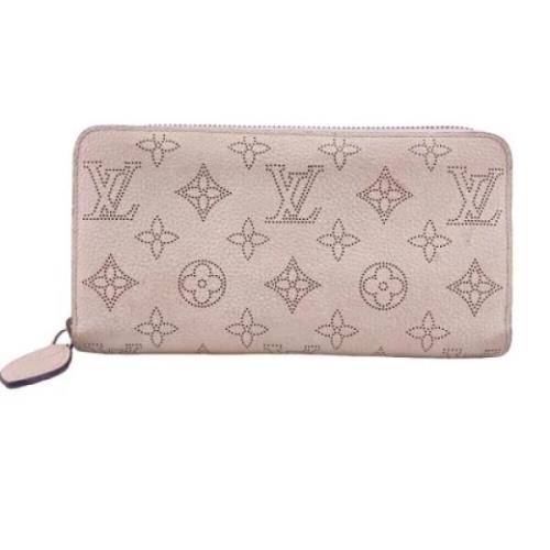 Pre-owned Leather wallets Louis Vuitton Vintage , Pink , Dames