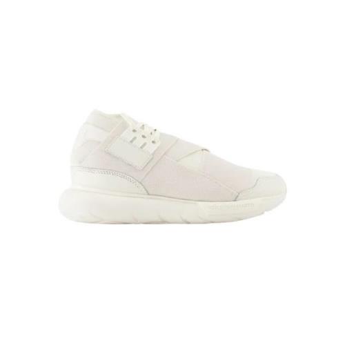 Leather sneakers Y-3 , White , Dames