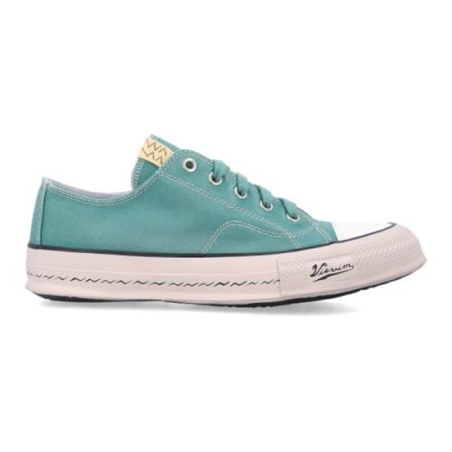 Groene Canvas Lage Sneakers visvim , Green , Heren