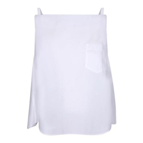 Witte Top voor Vrouwen Sacai , White , Dames