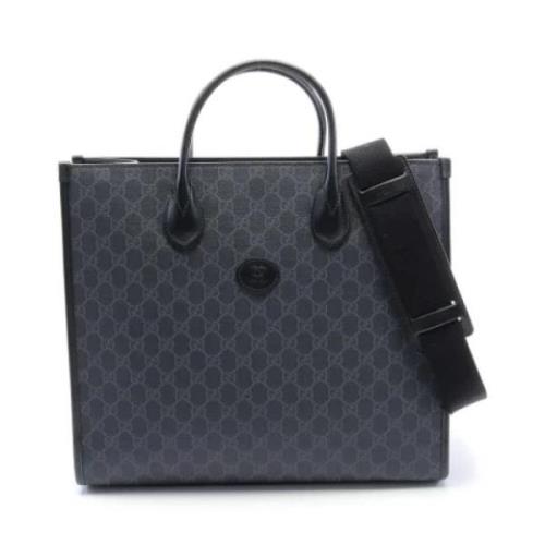 Pre-owned Canvas gucci-bags Gucci Vintage , Black , Dames