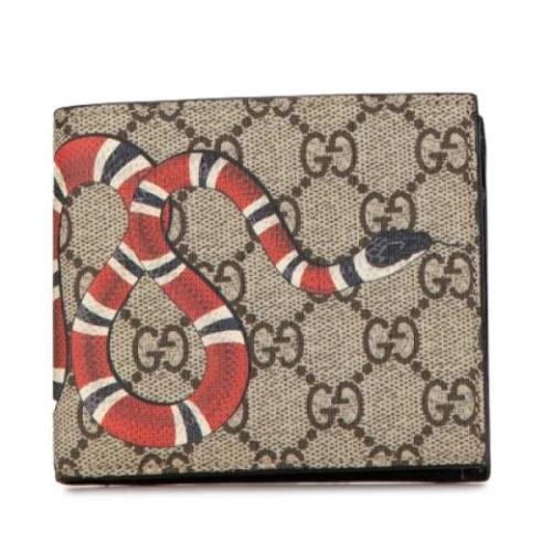 Pre-owned Fabric wallets Gucci Vintage , Gray , Dames