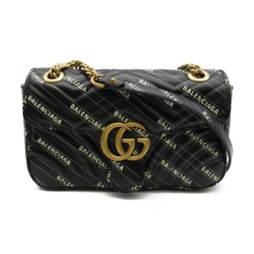 Pre-owned Leather gucci-bags Gucci Vintage , Black , Dames