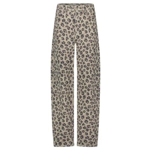 Cheetah Print Broek By-Bar , Brown , Dames