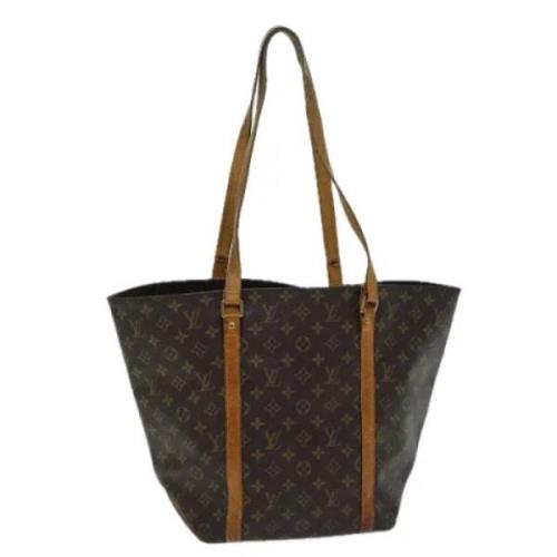 Pre-owned Canvas totes Louis Vuitton Vintage , Brown , Dames