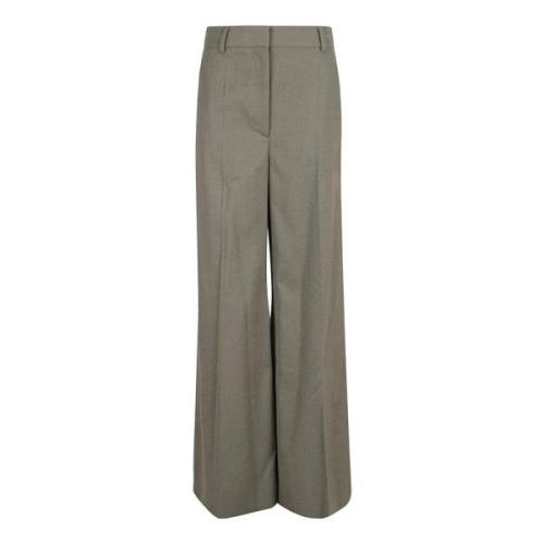 Elegante Wollen Broek Nude Neutrals Stella McCartney , Green , Dames