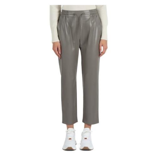 Eco-leren broek Selva Marella , Gray , Dames